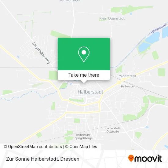 Карта Zur Sonne Halberstadt