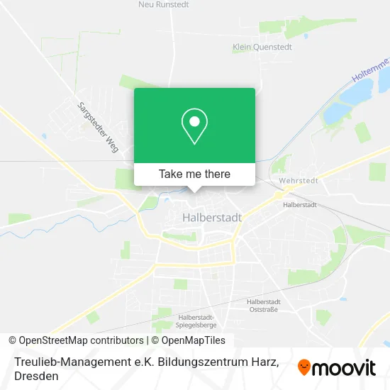 Карта Treulieb-Management e.K. Bildungszentrum Harz