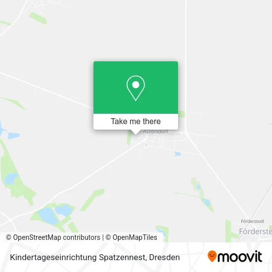 Карта Kindertageseinrichtung Spatzennest