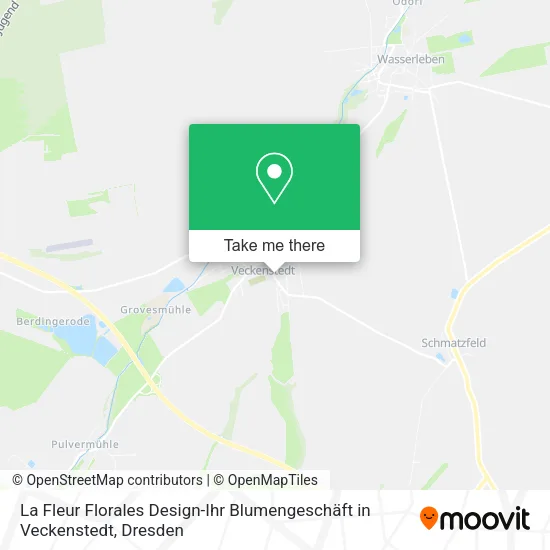 Карта La Fleur Florales Design-Ihr Blumengeschäft in Veckenstedt
