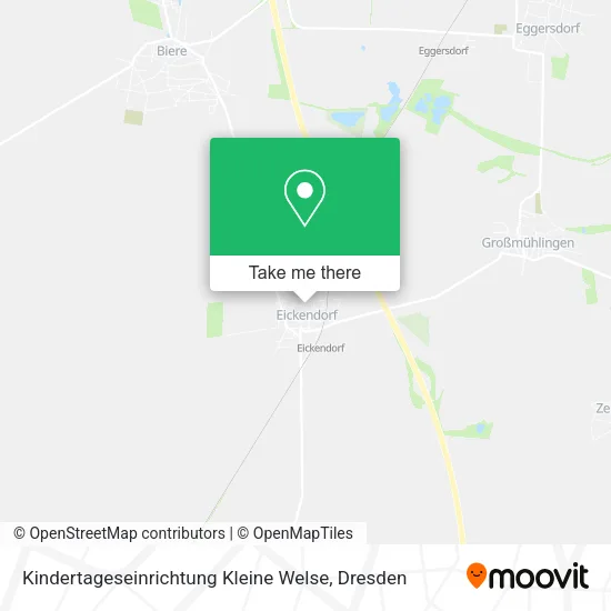 Карта Kindertageseinrichtung Kleine Welse