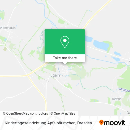 Карта Kindertageseinrichtung Apfelbäumchen