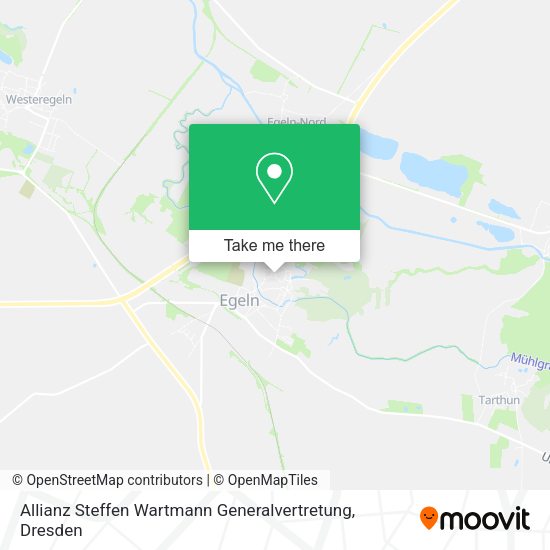 Карта Allianz Steffen Wartmann Generalvertretung