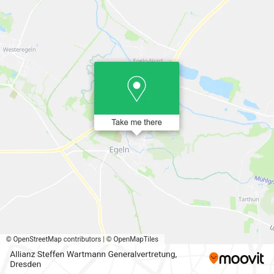 Карта Allianz Steffen Wartmann Generalvertretung