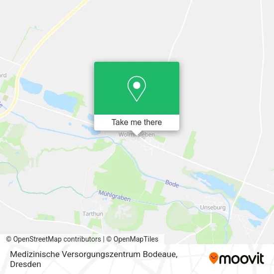 Карта Medizinische Versorgungszentrum Bodeaue