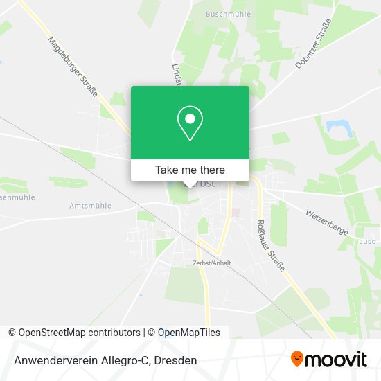 Карта Anwenderverein Allegro-C