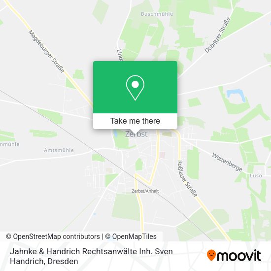 Карта Jahnke & Handrich Rechtsanwälte Inh. Sven Handrich