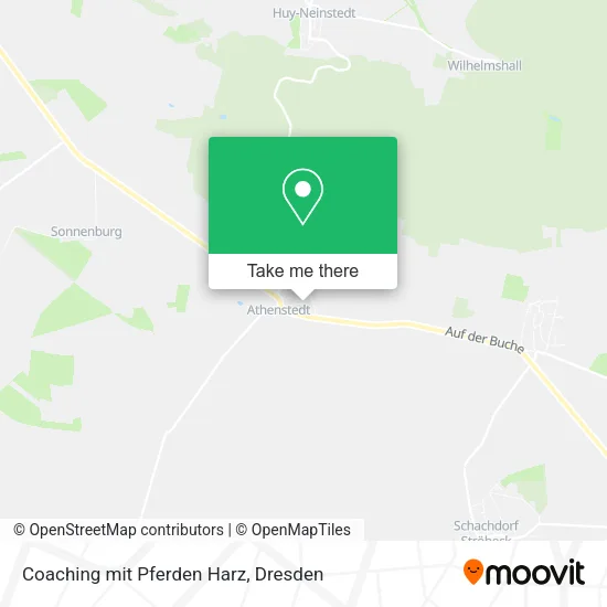 Карта Coaching mit Pferden Harz