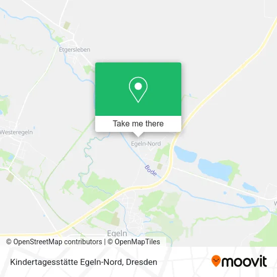 Карта Kindertagesstätte Egeln-Nord