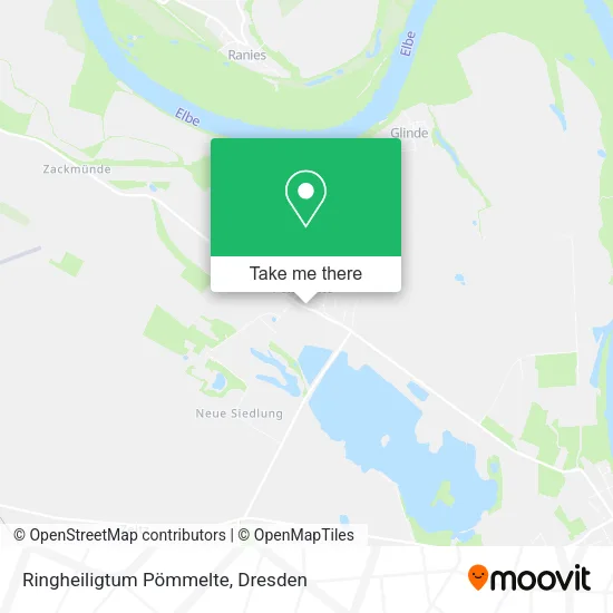 Карта Ringheiligtum Pömmelte