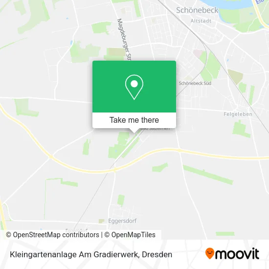 Карта Kleingartenanlage Am Gradierwerk