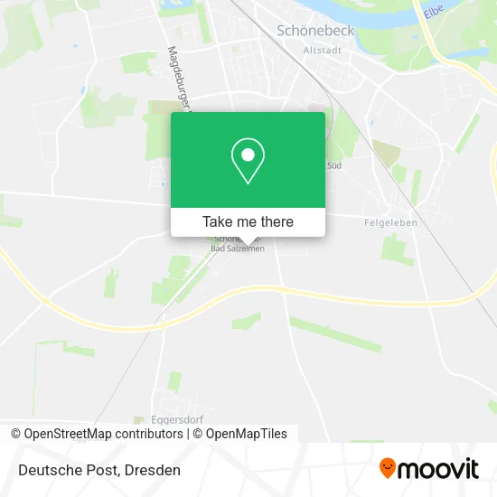 Карта Deutsche Post