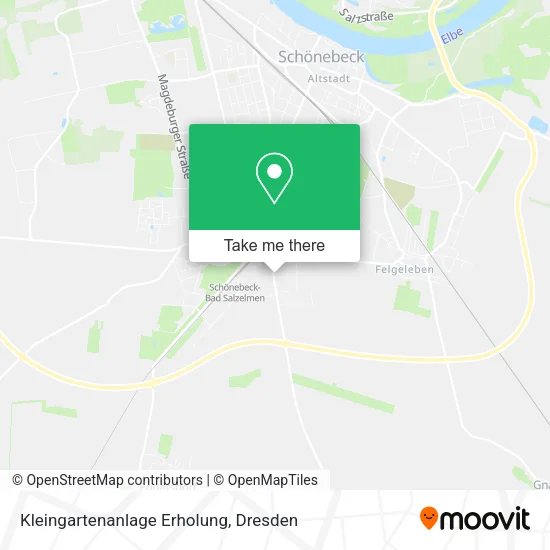 Карта Kleingartenanlage Erholung