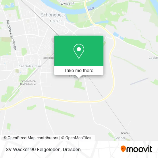 Карта SV Wacker 90 Felgeleben