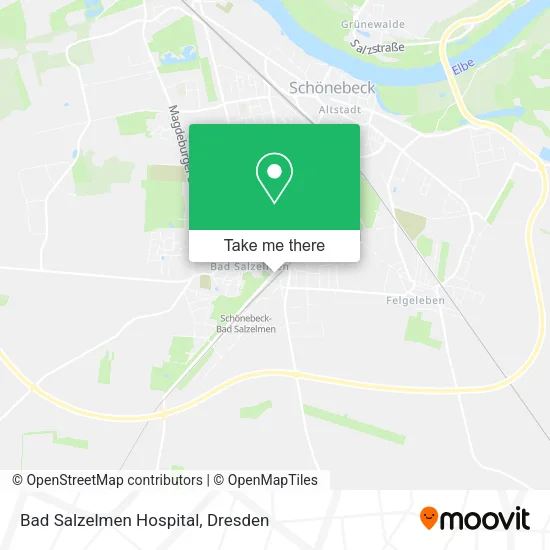 Bad Salzelmen Hospital map
