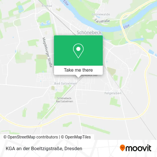 Карта KGA an der Boeltzigstraße