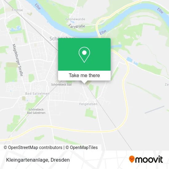 Карта Kleingartenanlage