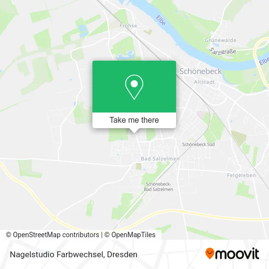 Карта Nagelstudio Farbwechsel