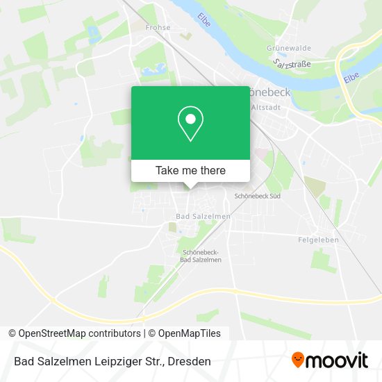 Карта Bad Salzelmen Leipziger Str.