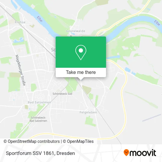 Карта Sportforum SSV 1861