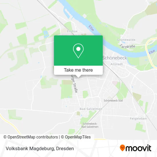 Карта Volksbank Magdeburg