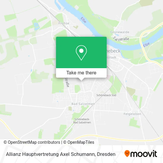 Карта Allianz Hauptvertretung Axel Schumann