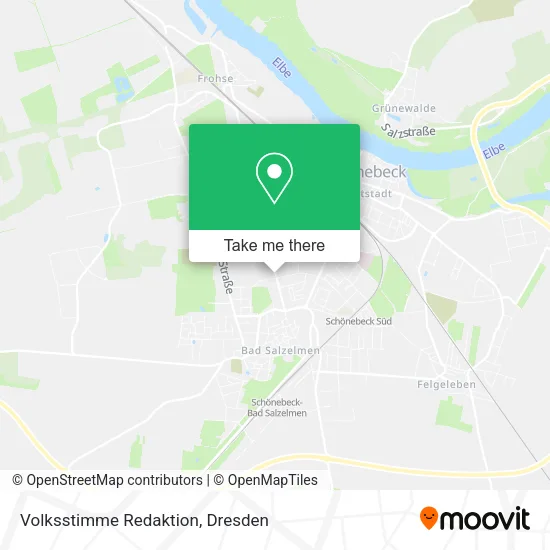 Карта Volksstimme Redaktion