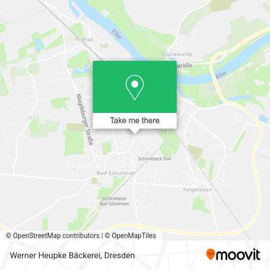 Карта Werner Heupke Bäckerei