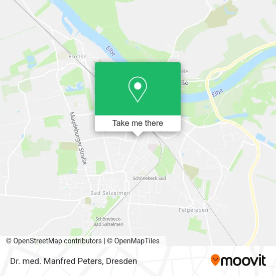 Карта Dr. med. Manfred Peters