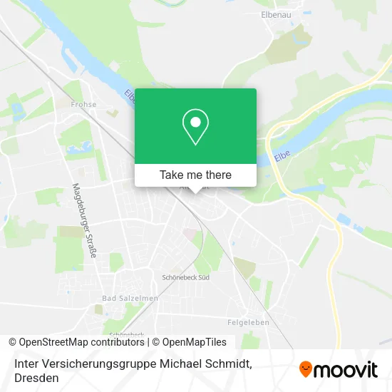 Карта Inter Versicherungsgruppe Michael Schmidt