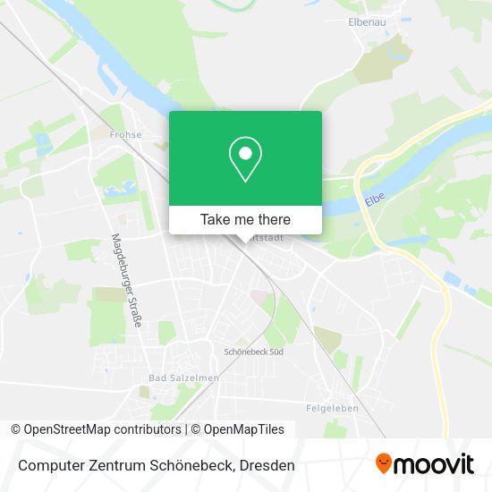 Карта Computer Zentrum Schönebeck