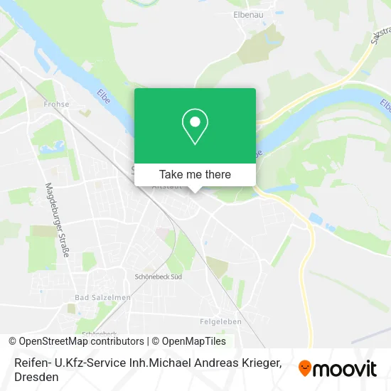 Карта Reifen- U.Kfz-Service Inh.Michael Andreas Krieger