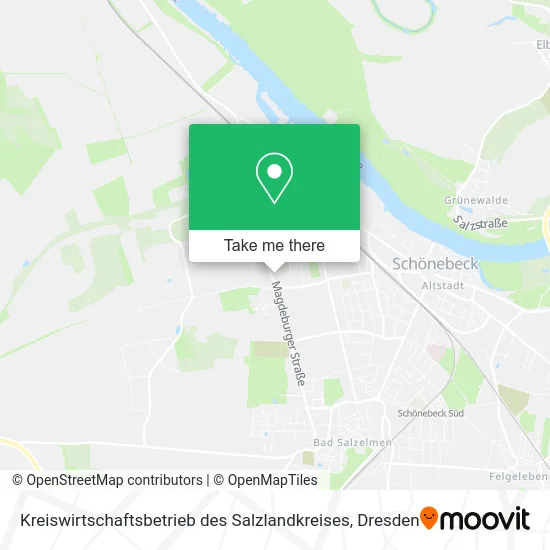 Kreiswirtschaftsbetrieb des Salzlandkreises map