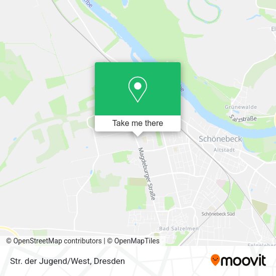Карта Str. der Jugend/West