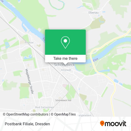 Карта Postbank Filiale