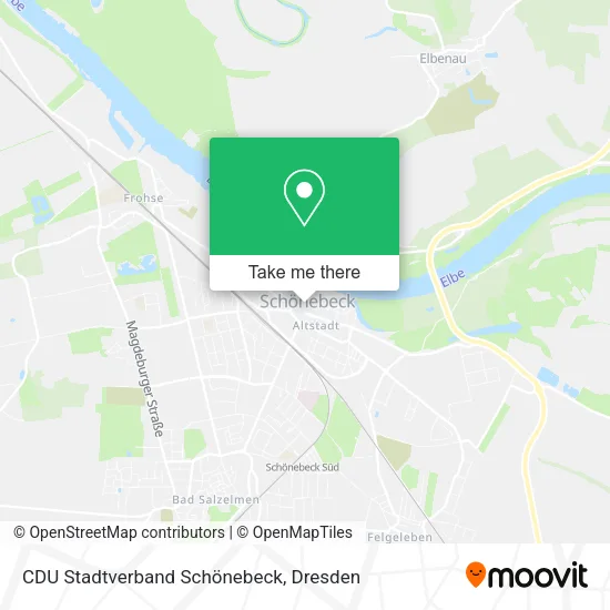 CDU Stadtverband Schönebeck map