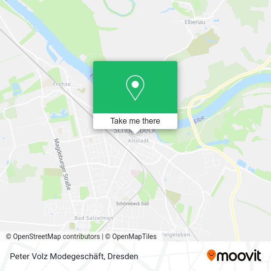 Карта Peter Volz Modegeschäft
