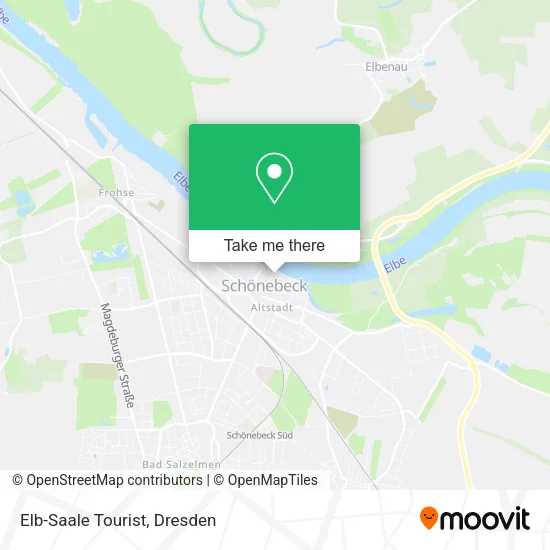 Карта Elb-Saale Tourist