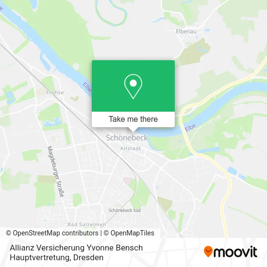 Allianz Versicherung Yvonne Bensch Hauptvertretung map