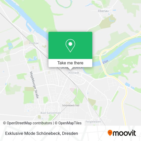 Карта Exklusive Mode Schönebeck