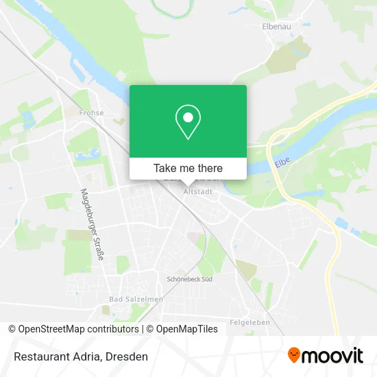 Карта Restaurant Adria