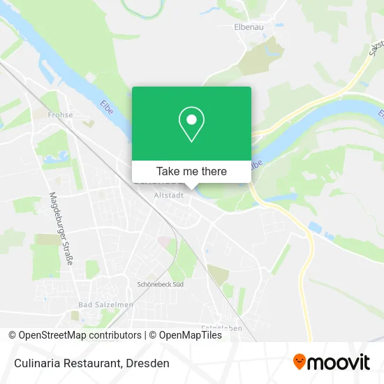 Карта Culinaria Restaurant