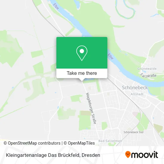 Карта Kleingartenanlage Das Brückfeld