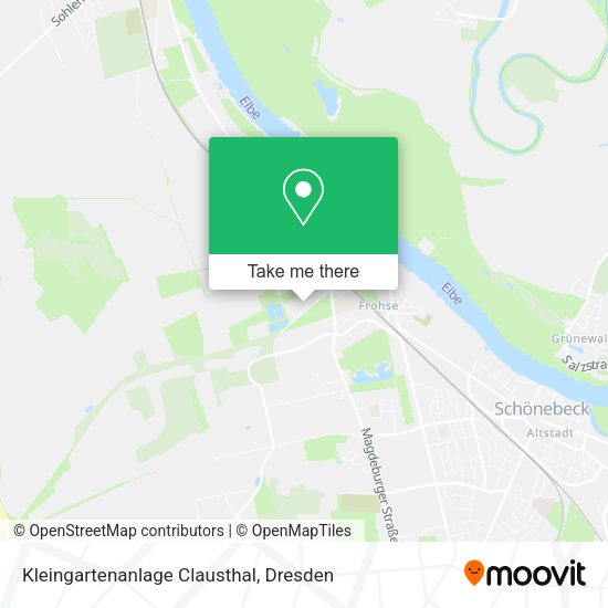 Карта Kleingartenanlage Clausthal