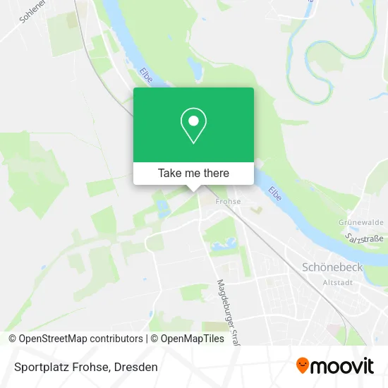 Карта Sportplatz Frohse