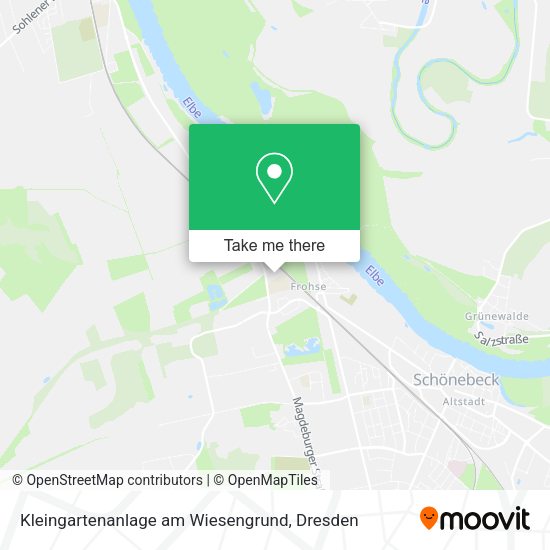 Карта Kleingartenanlage am Wiesengrund
