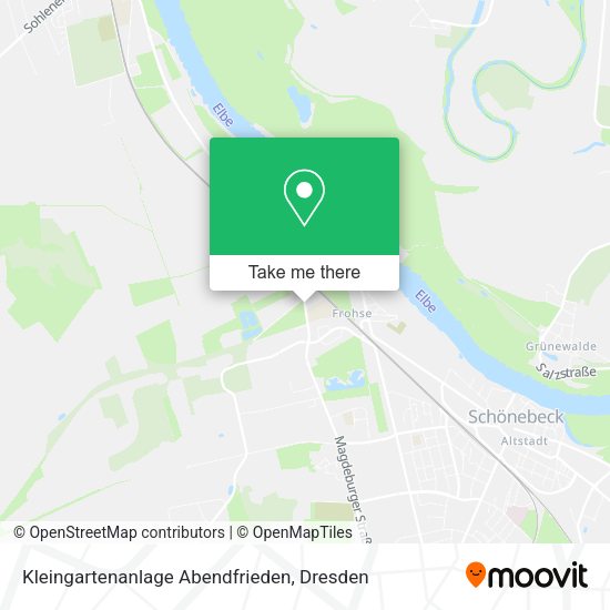 Карта Kleingartenanlage Abendfrieden