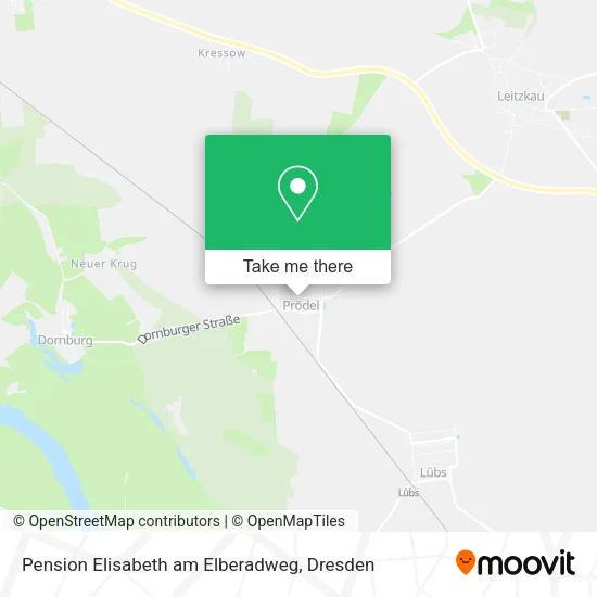 Карта Pension Elisabeth am Elberadweg