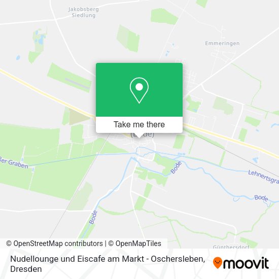 Карта Nudellounge und Eiscafe am Markt - Oschersleben