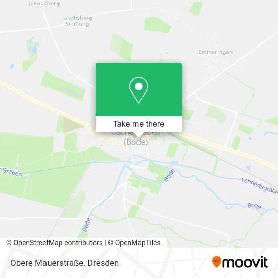 Карта Obere Mauerstraße